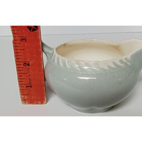 Vintage Harkerware Chesterton Gray Creamer Pitcher Pate Sur Pate from Set - Picture 8 of 13